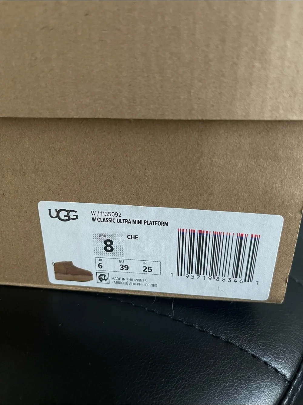 UGG Classic Ultra Mini Platform in Chestnut